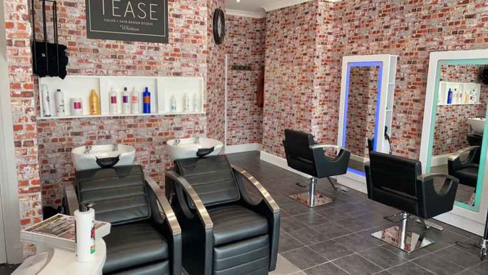 Swipe right for more pics inside the new salon