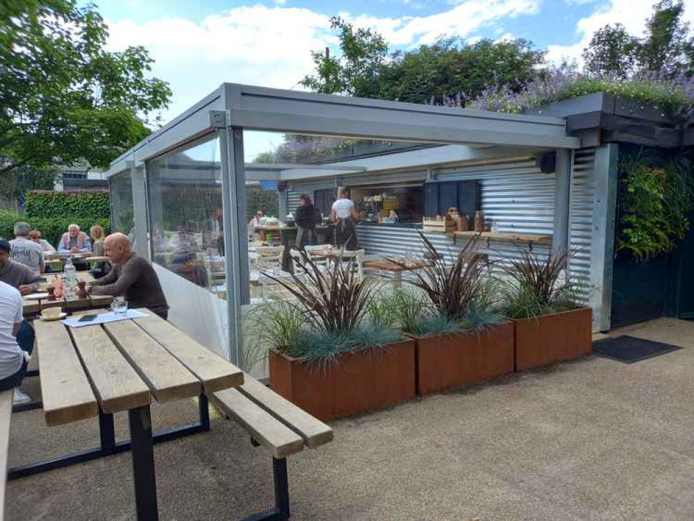 The restaurant is filled with beautiful planters (Image: Jessica Broadbent)