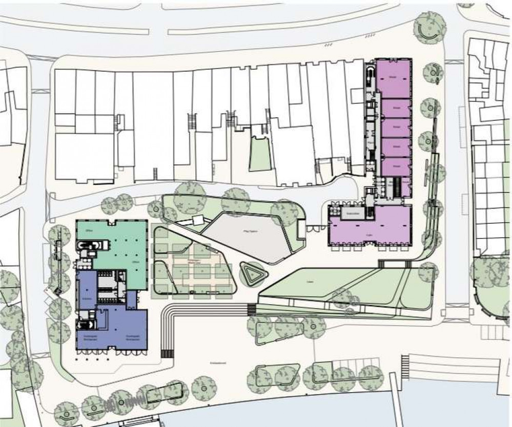 An architects plan of the proposed site. Credit: Richmond Borough Council.