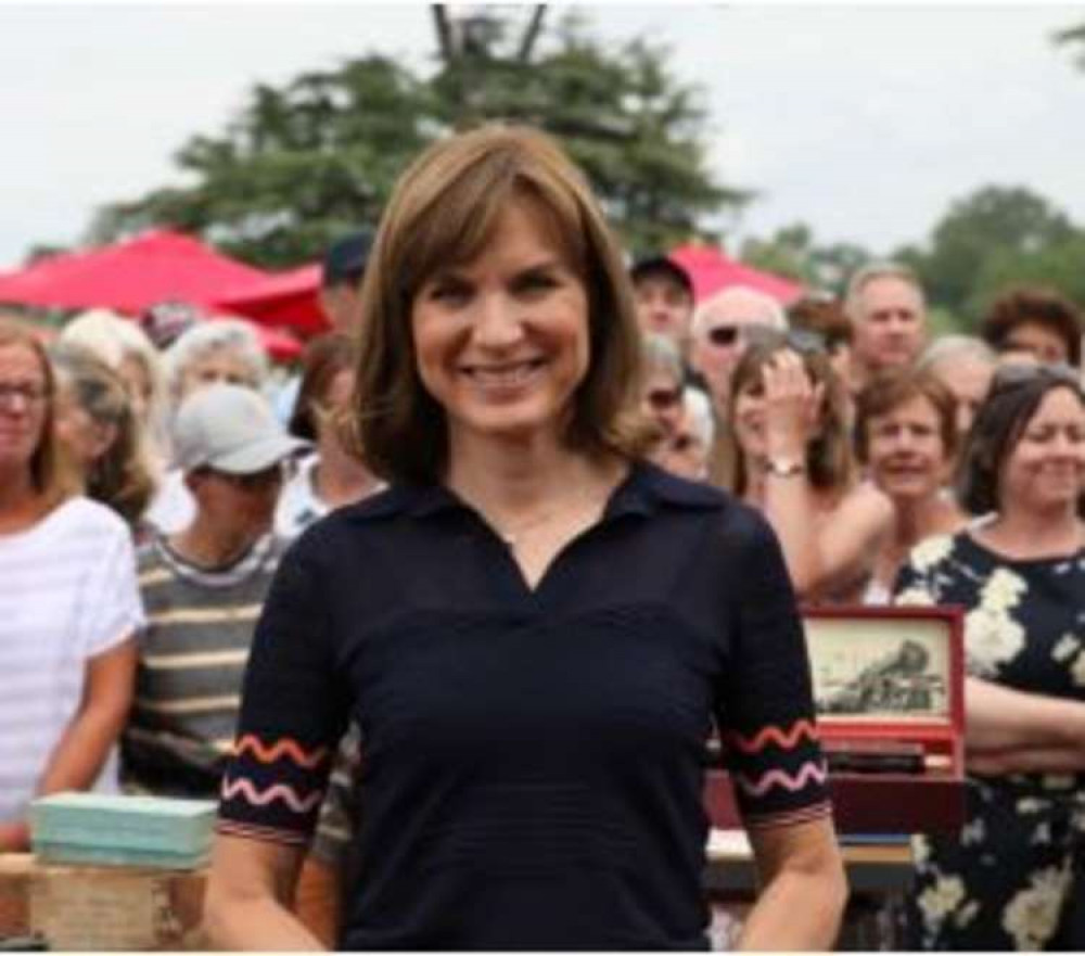 Presenter Fiona Bruce – Credit BBC