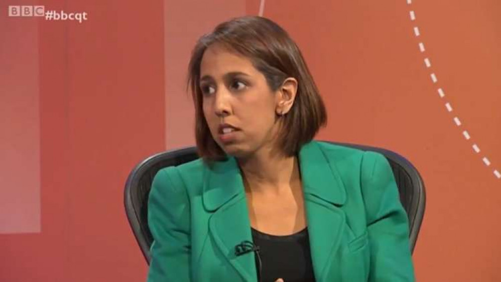 Twickenham MP Munira Wilson on Question Time in 2020 (Image: Lib Dems)