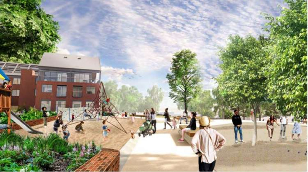 The proposed redevelopment. Credit: Richmond Borough Council.