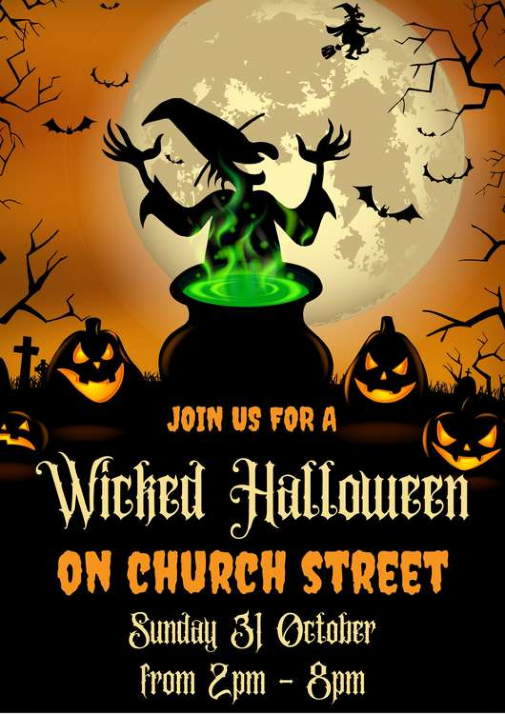 Church Street is promising a spooktacular Halloween celebration on Sunday.