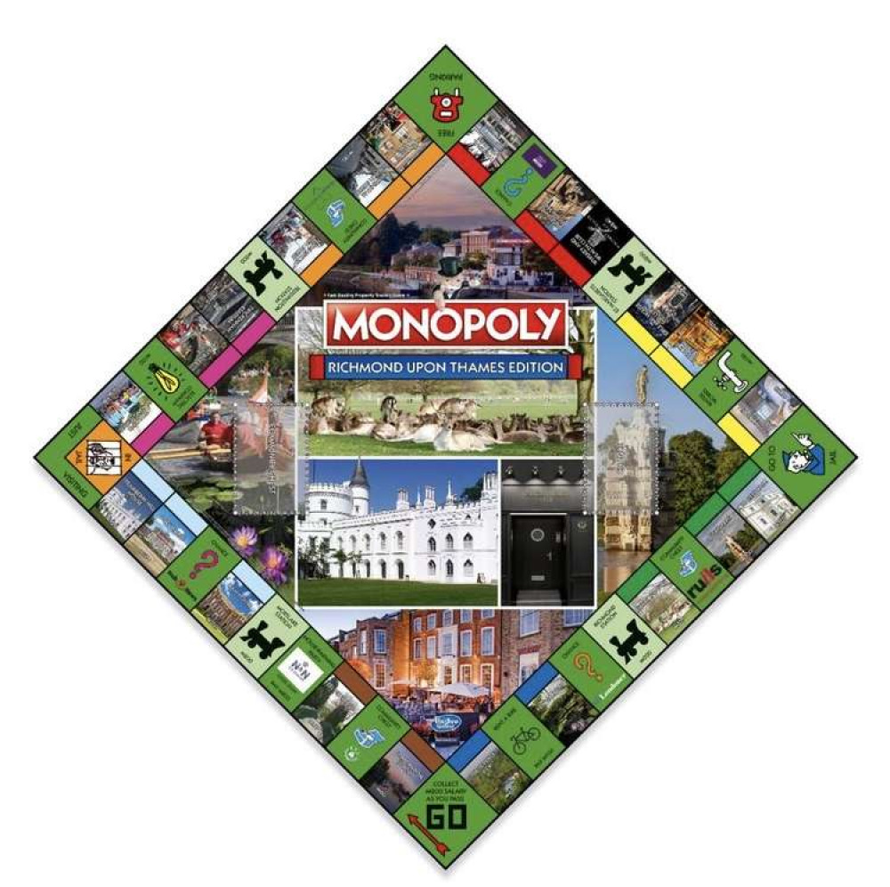 The Richmond Monopoly edition features notable landmarks and organisation from across the borough.