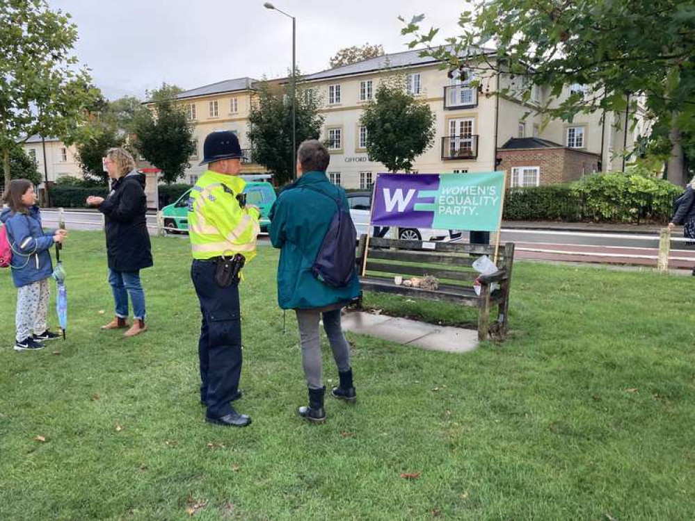 The first of these vigils took place on September 2nd and featured a small police presence.