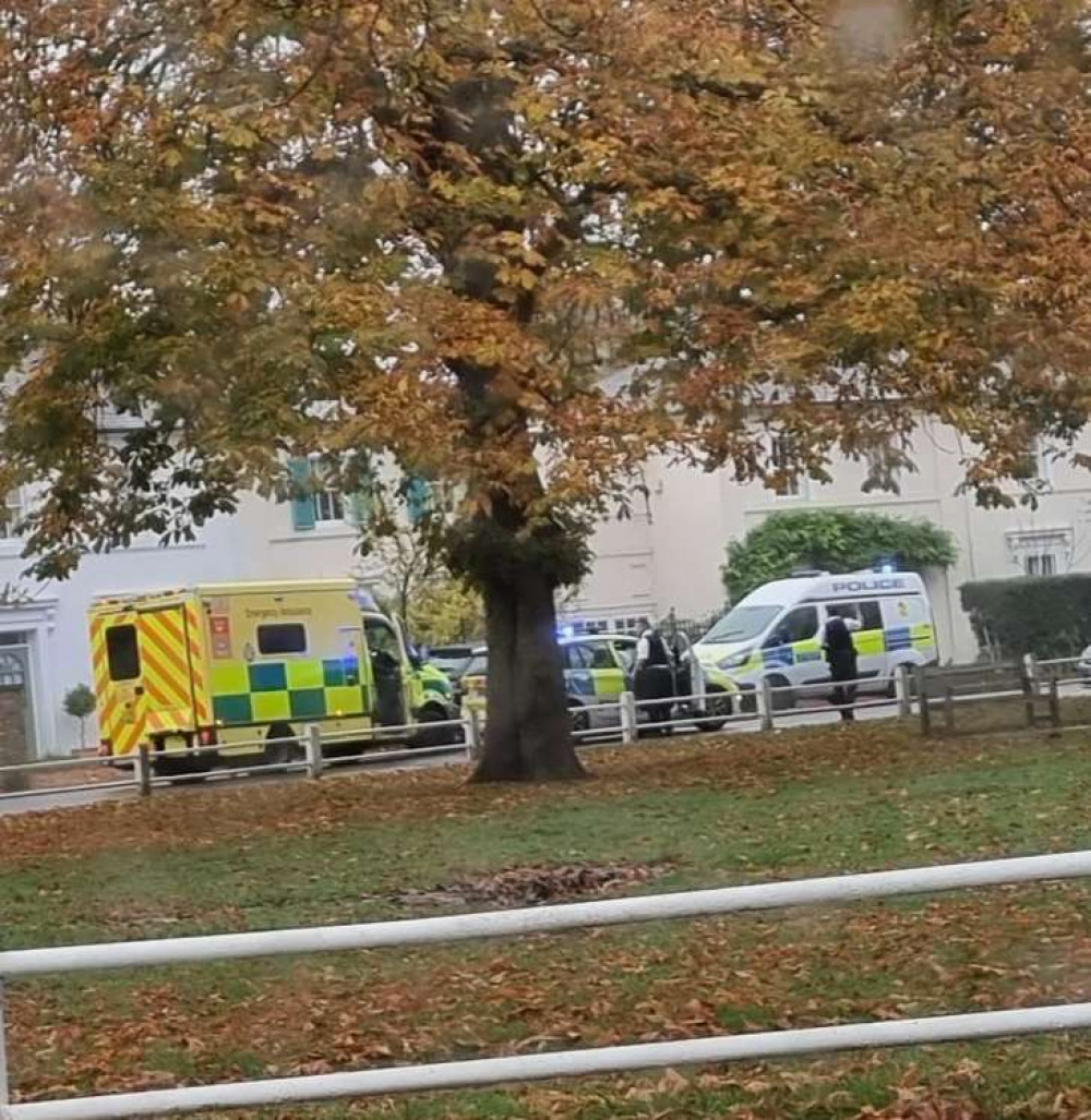 The collision happened at around 3.20pm on Wednesday afternoon and saw both police and ambulances race to the scene, which was cordoned off for hours. Credit: julie_twickers.