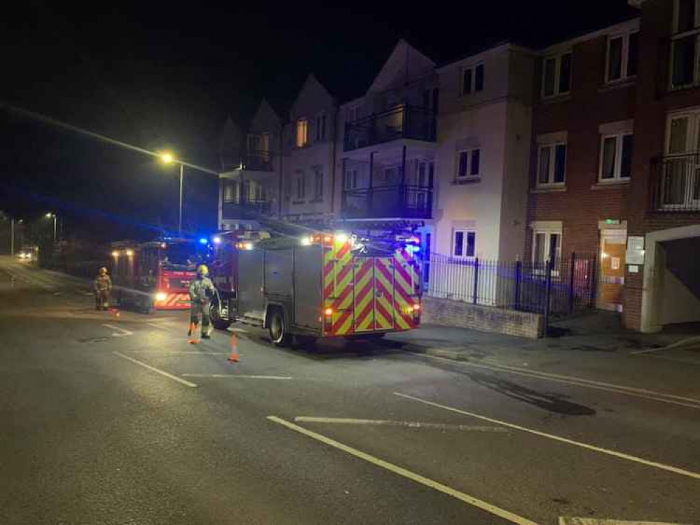 Crews from Charmouth and Colyton attended the incident in West Street, Axminster (photo credit: Charmouth Fire Station) Crews from Charmouth and Colyton attended the incident in West Street, Axminster (photo credit: Charmouth Fire Station)