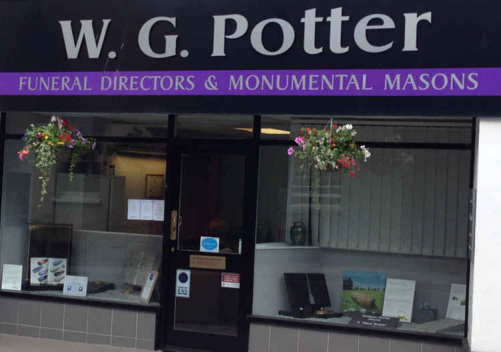 W.G. Potter in Axminster - synonymous with their dignified, professional and caring service