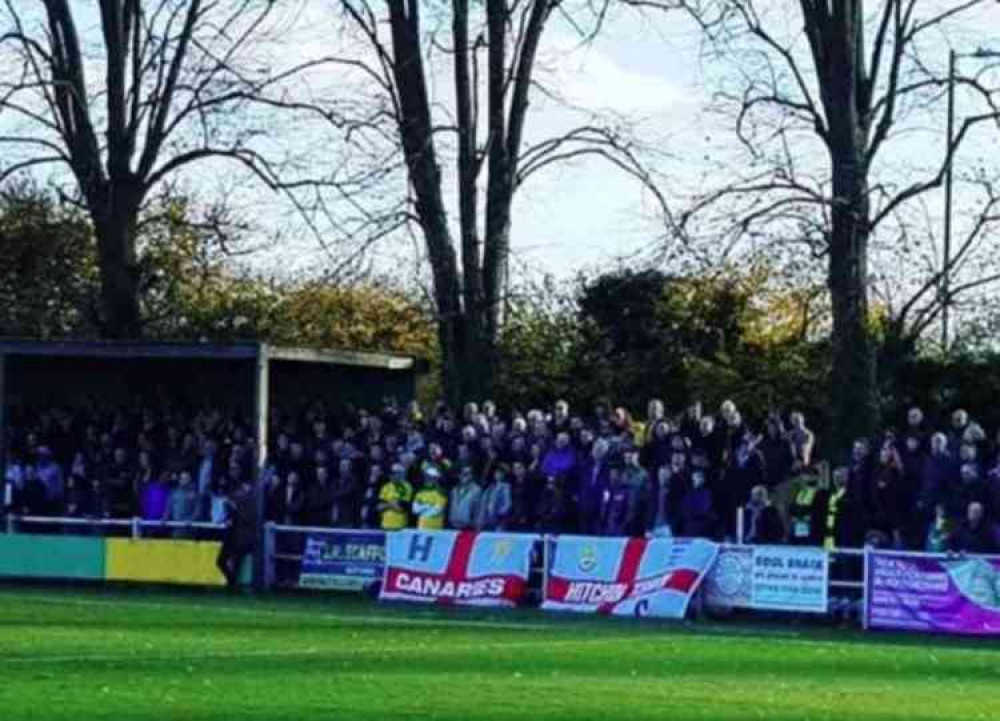 Hitchin Town FC react to news 'some fans' can return. PICTURE: A packed Top Field during the FA Cup first round clash vs Solihull in November 2018. CREDIT: @laythy29 Hitchin Town FC react to news 'some fans' can return. PICTURE: A packed Top Field during the FA Cup first round clash vs Solihull in November 2018. CREDIT: @laythy29