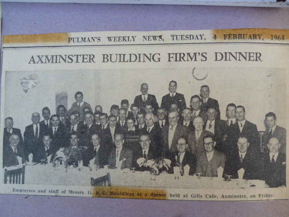 The firm's dinner in 1964 (before I joined the company). Readers will no doubt recognise many of those in the photo.