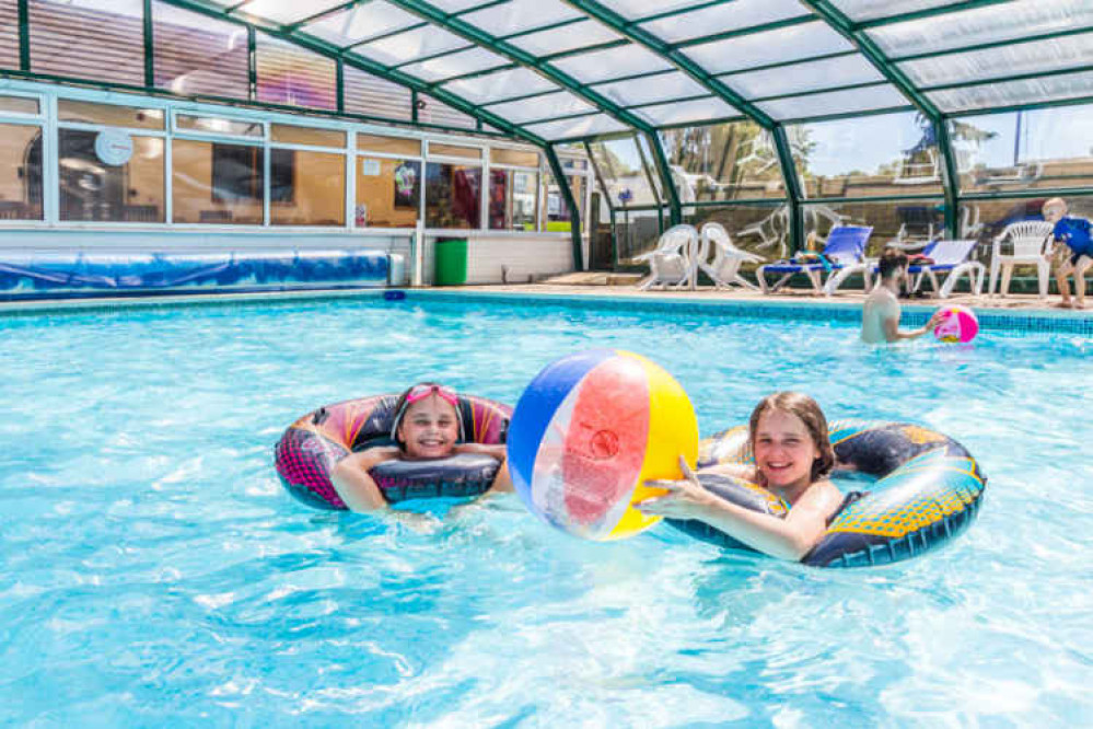 Facilities at Andrewshayes include a swimming pool and clubhouse