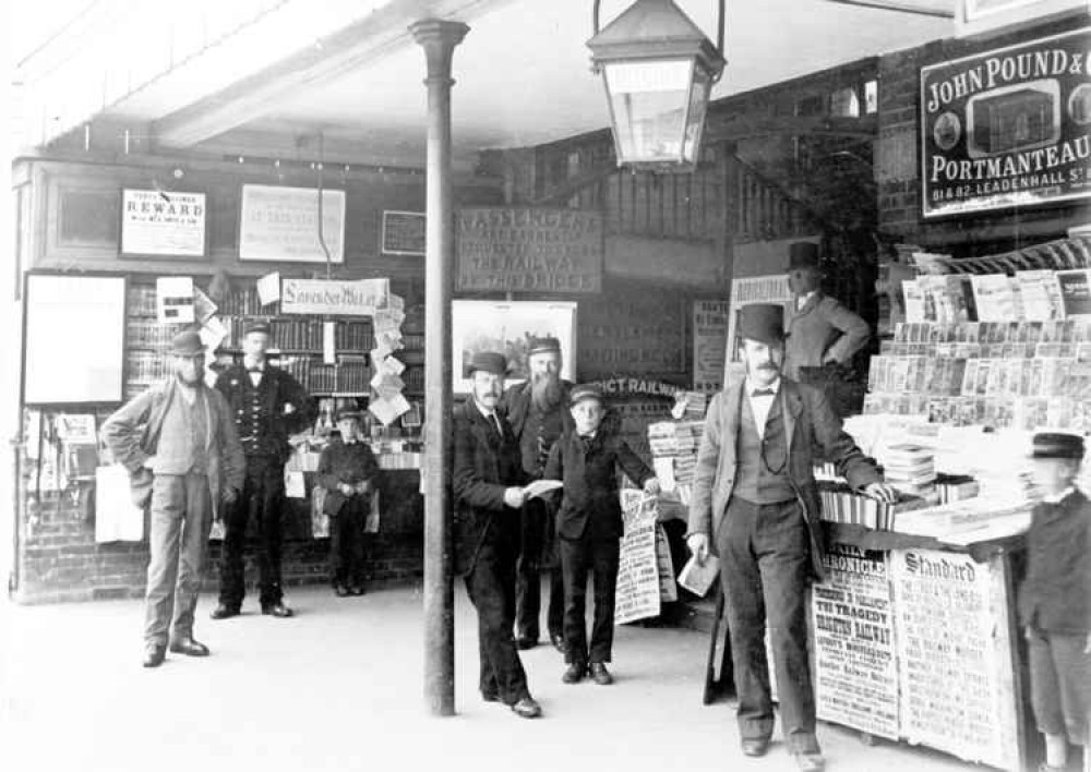 Frozen In Time: Bookstall, Hitchin railway station 1881