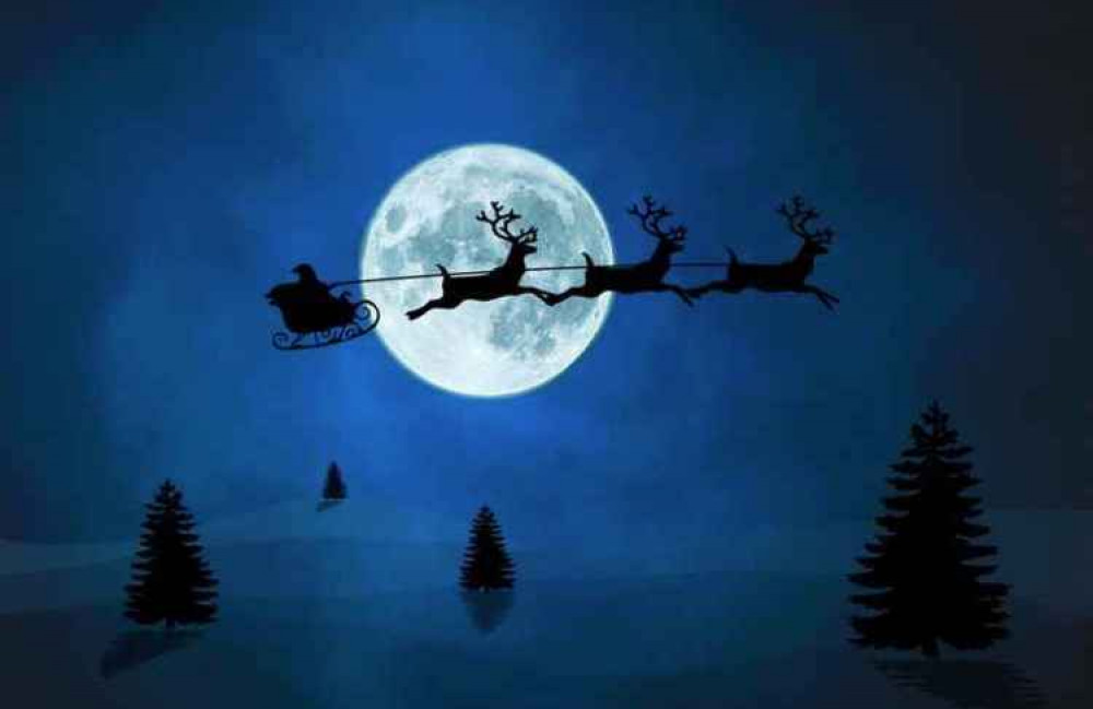 Christmas Eve: Track Santa's progress as he makes his way to Hitchin!