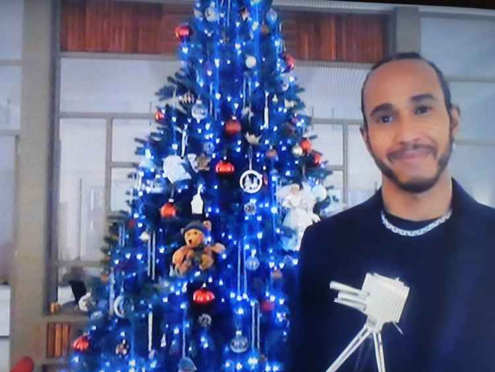 Sir Lewis Hamilton! Stevenage's world champion handed knighthood by the Queen. PICTURE: Sir Lewis Hamilton after he won the BBC Sports Personality of the Year before Christmas.