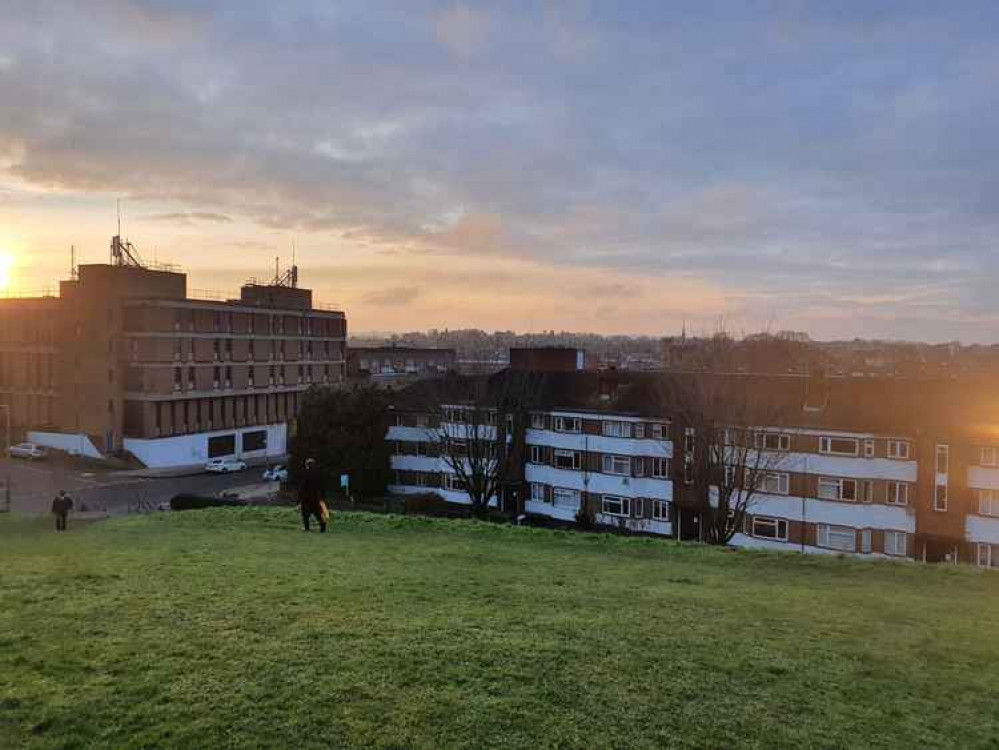 The views from Windmill Hill. CREDIT: @HitchinNubNews