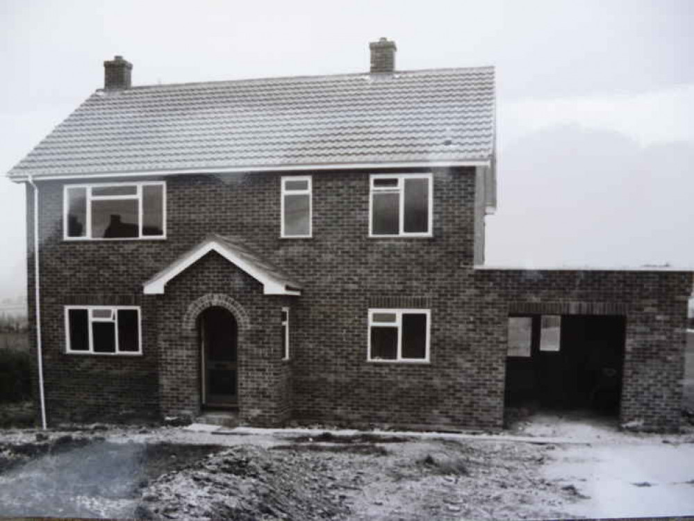 A new house at Elm Close – just completed A new house at Elm Close – just completed
