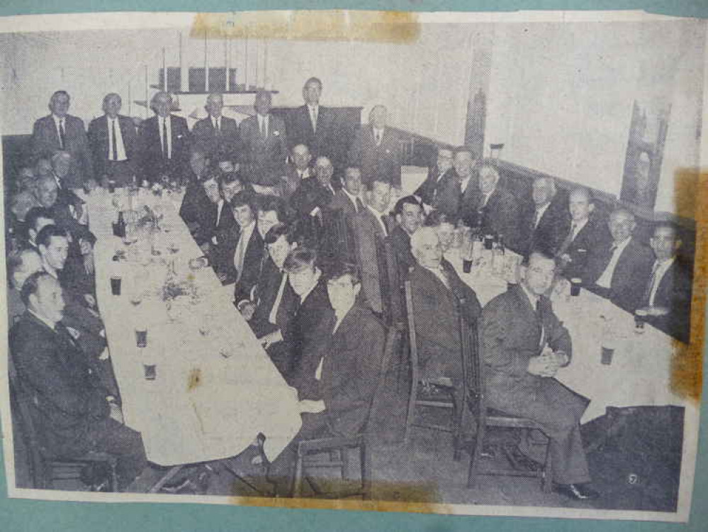 The firm's dinner in the 1960's (before I joined the company). Readers will no doubt recognise many of those in the photo The firm's dinner in the 1960's (before I joined the company). Readers will no doubt recognise many of those in the photo