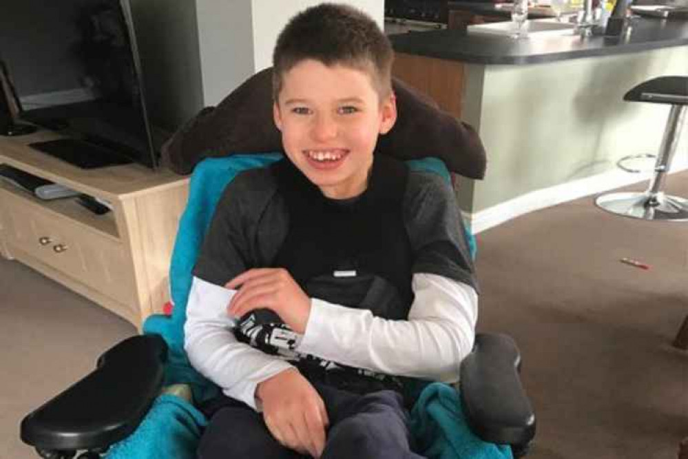 Darren's son Hadley developed severe epilepsy as a toddler and suffered a series of catastrophic seizures that almost claimed his life - but is proud of his dad for attempting the challenge to help boost Saint Elizabeth's, which supports more than 200