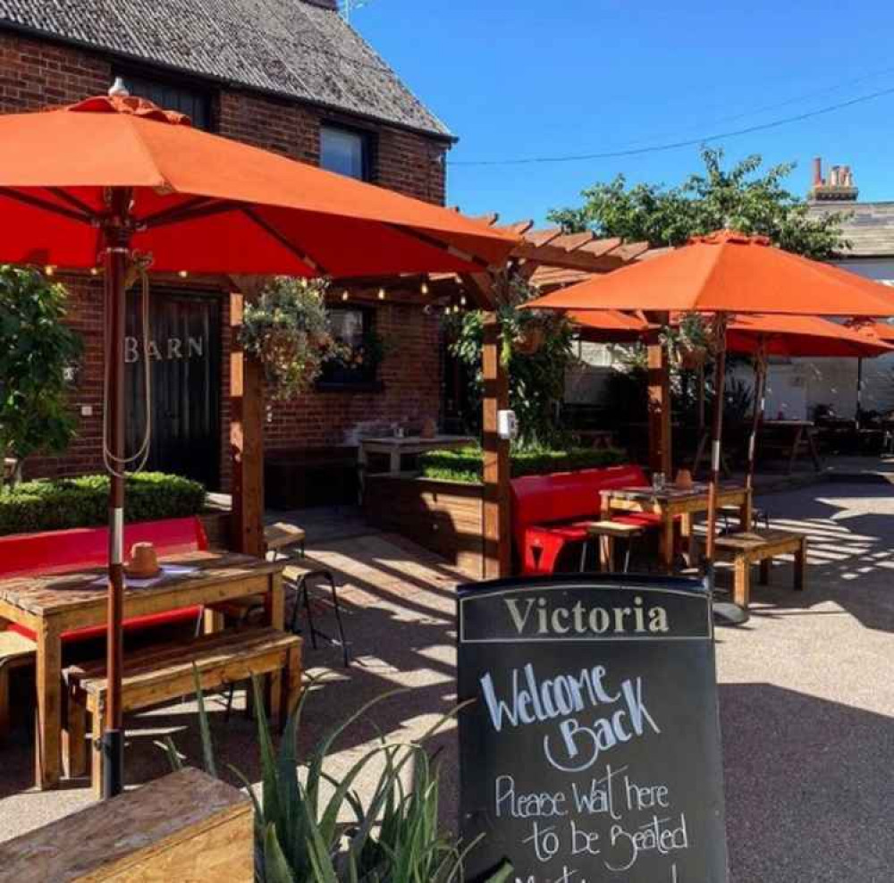 Hitchin: Popular pub pays tribute to its loyal punters after anonymous complaint. CREDIT: The Vic