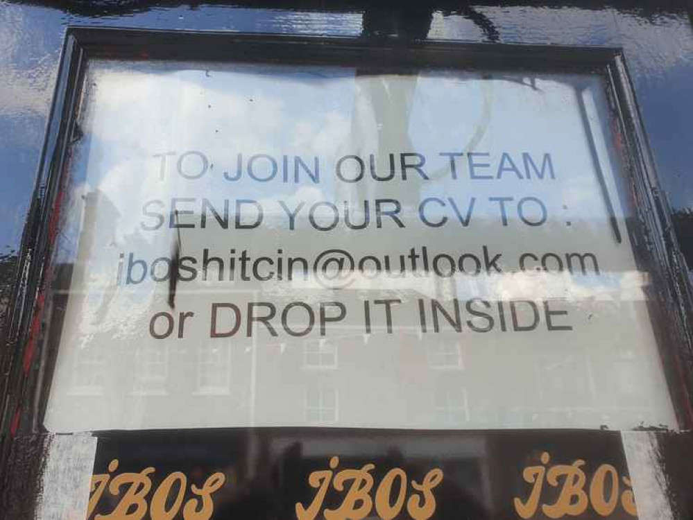 Hitchin: All day cocktail bar Ibos is hiring ahead of opening. CREDIT: @HitchinNubNews