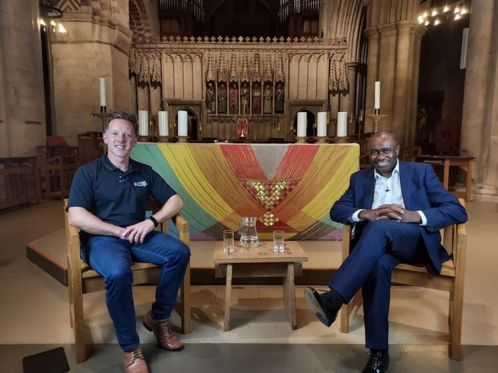 Hitchin youth charity director called to serve and support the High Sheriff! PICTURE: Kieran Murphy with High Sheriff Lionel Wallace