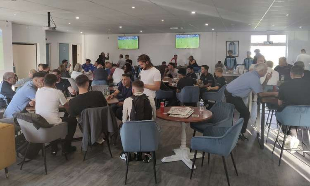 Arlesey Town hail loyal community for making new bar opening a huge success! PICTURE: The new bar in the clubhouse at New Lamb Meadow. CREDIT: Arlesey Town FC Twitter Arlesey Town hail loyal community for making new bar opening a huge success! PICTURE: The new bar in the clubhouse at New Lamb Meadow. CREDIT: Arlesey Town FC Twitter