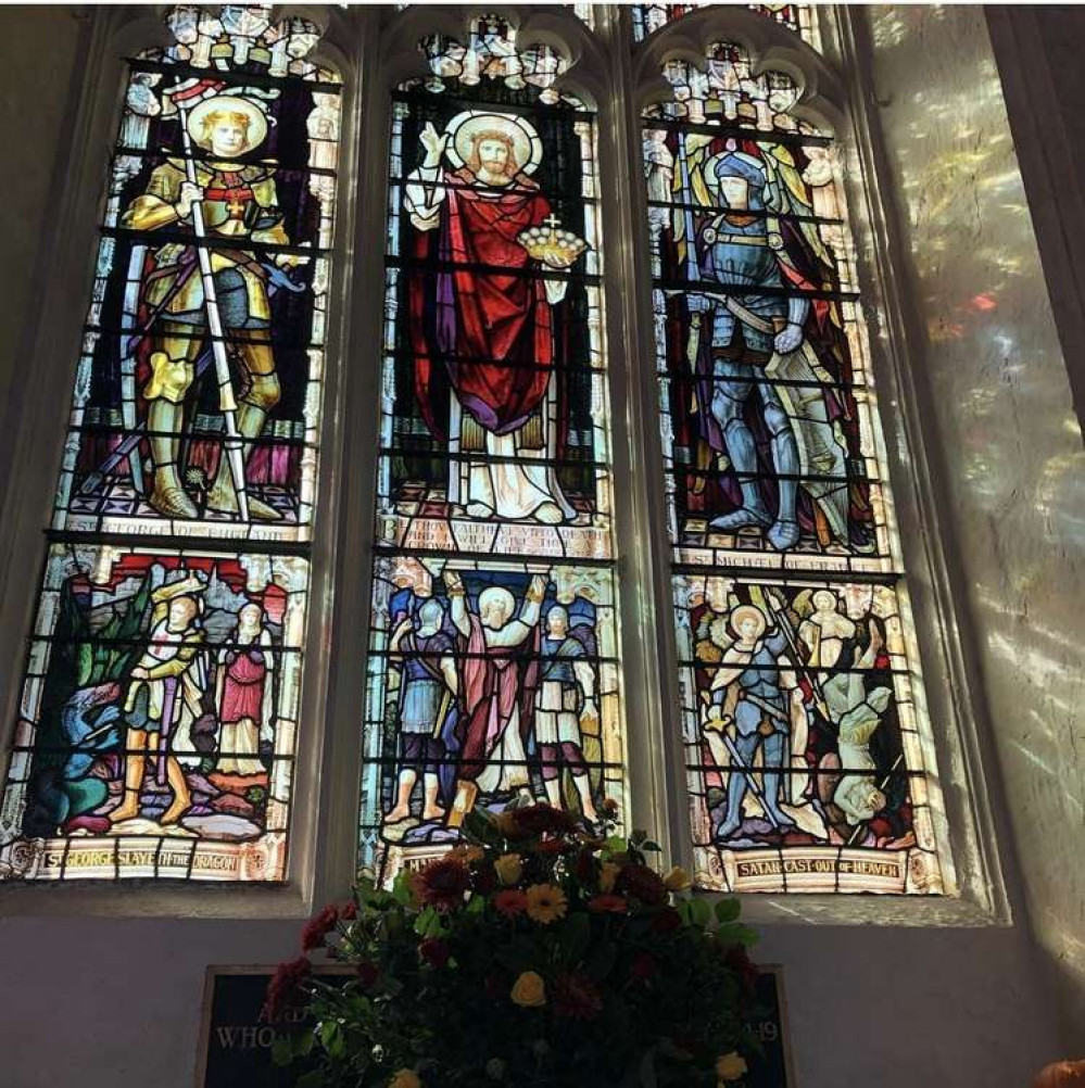 Hitchin: St Mary's celebrate Harvest Festival this week. CREDIT: St Mary's Church Instagram