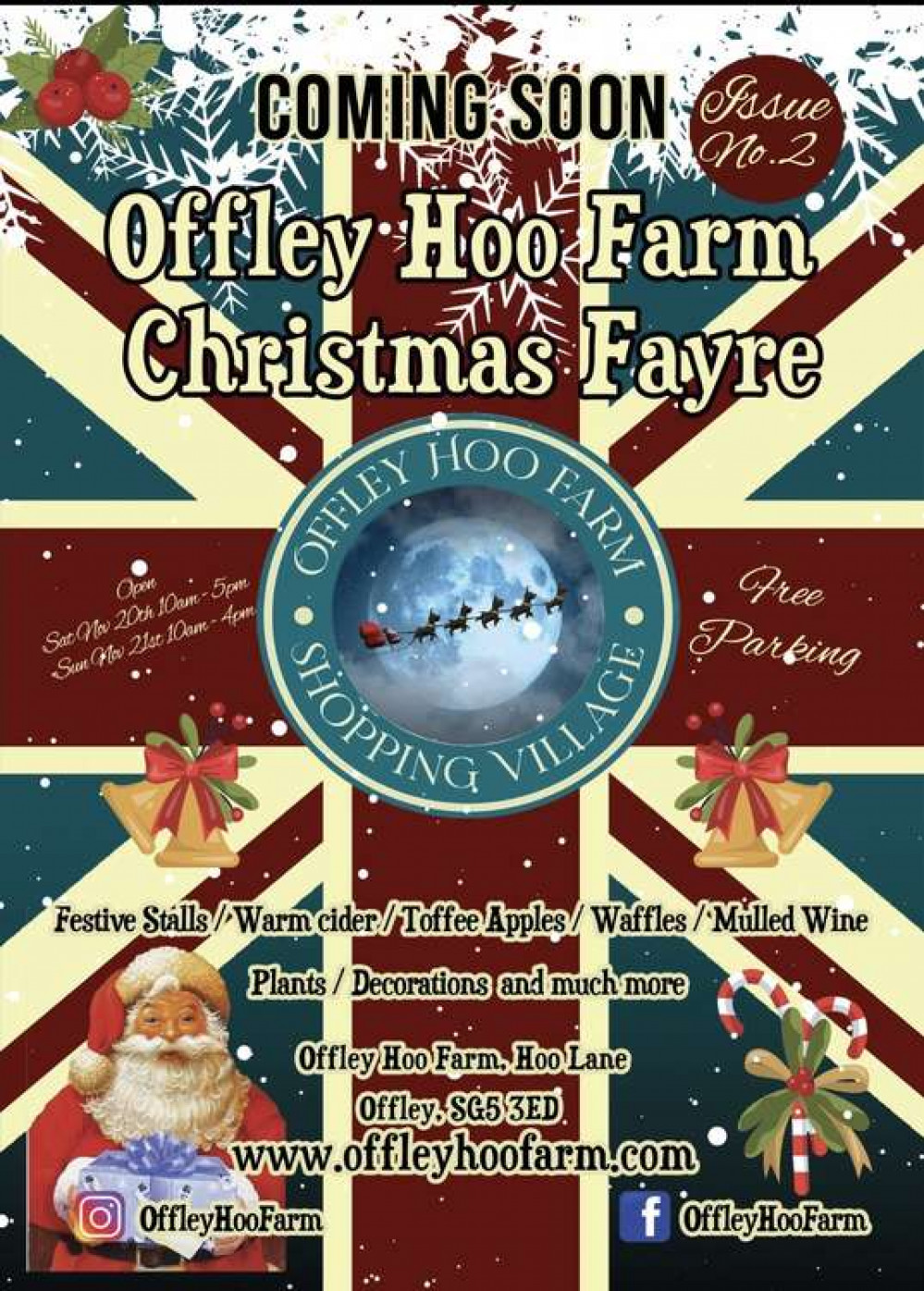 Hitchin: Head over to Offley Hoo Farm for their Christmas Fayre - find out more