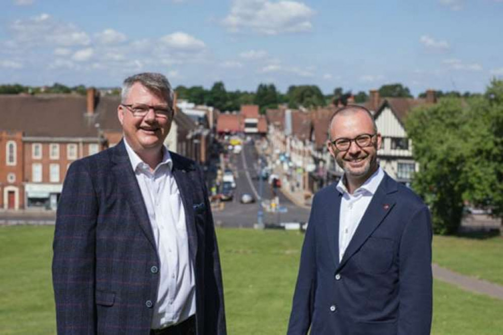 Wellington Evans Q&A: Hitchin is a special town - everyone loves it. PICTURE: James Evans (left) and Nick Wellington