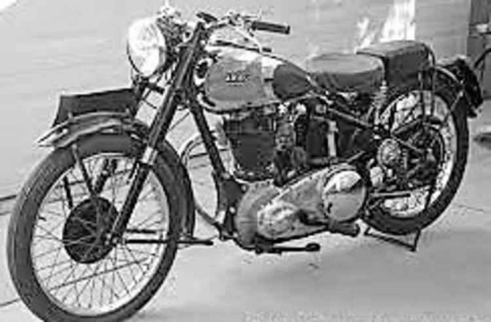 A 1949 Ariel Red Hunter Motorbike A 1949 Ariel Red Hunter Motorbike