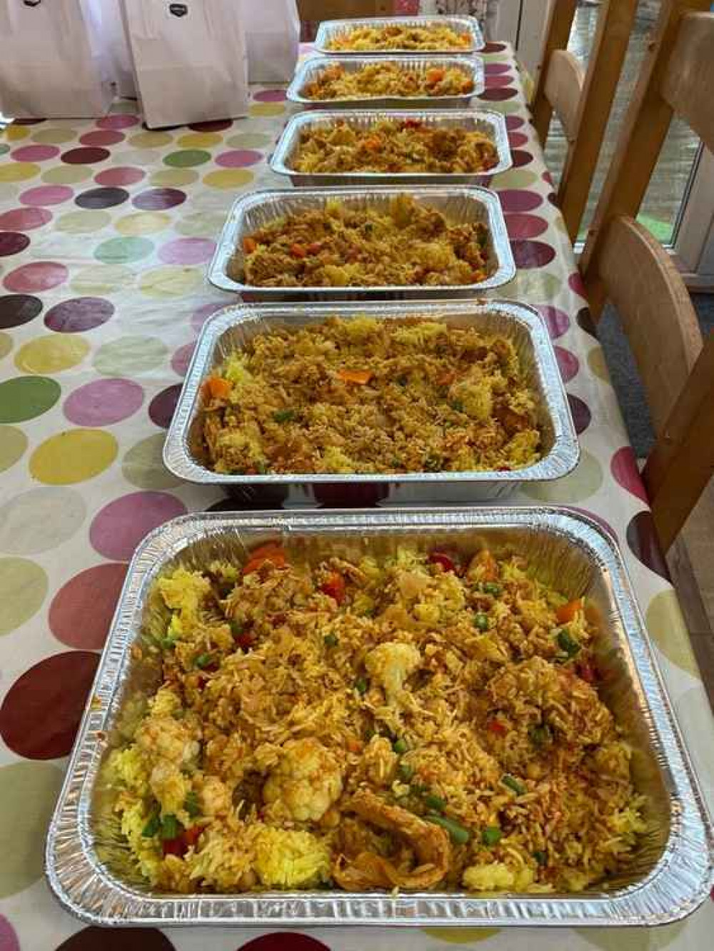 80 people have been fed in three days already 80 people have been fed in three days already