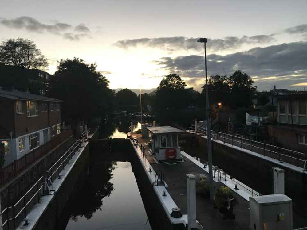 Many people have enjoyed Brentford's waterways during there pandemic