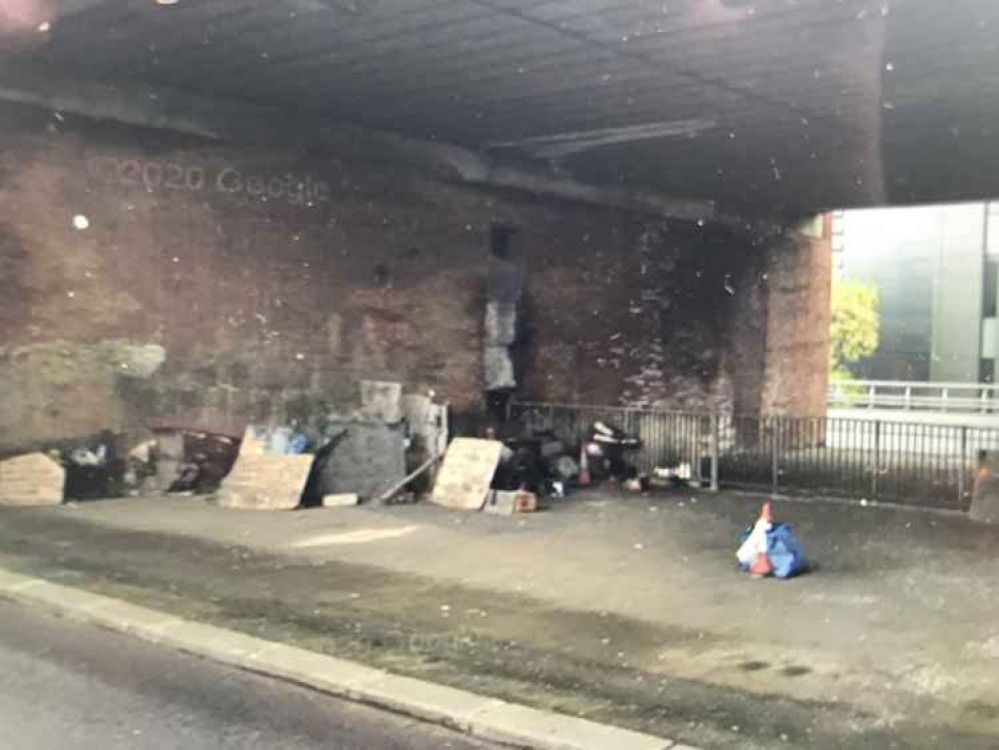 John Dwyer had been living under the flyover for decades