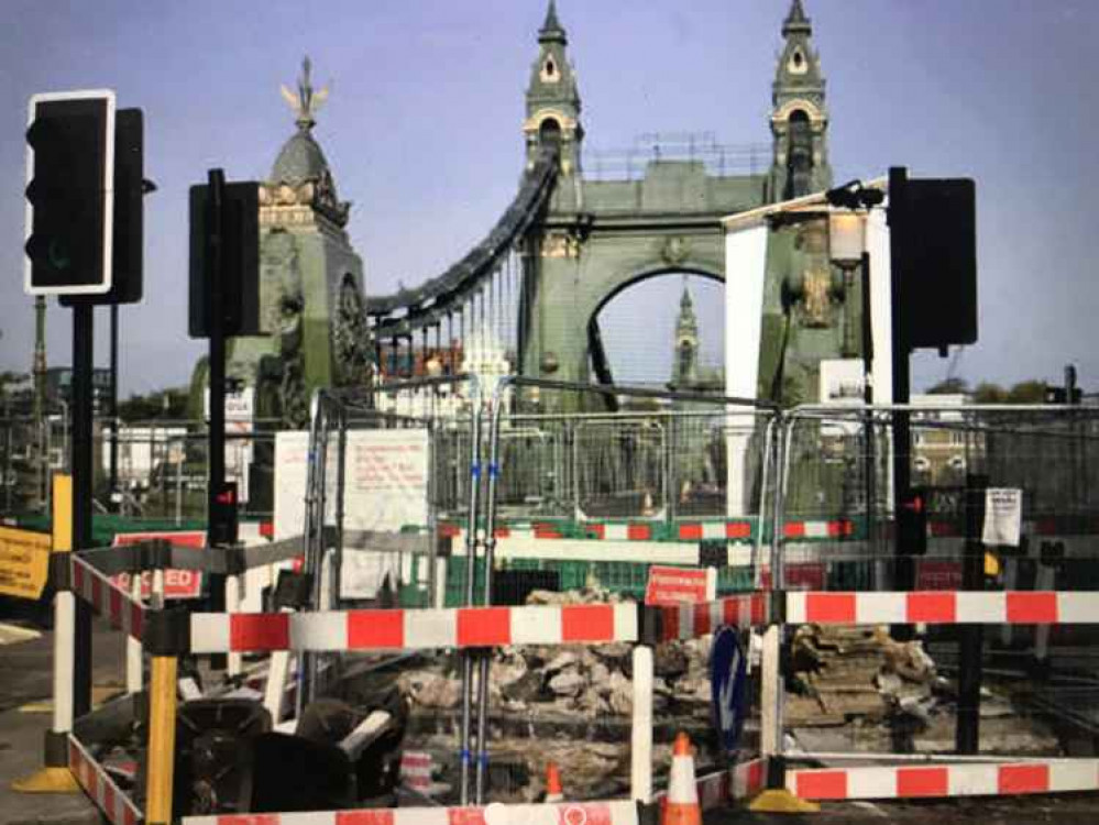 Hammersmith Bridge viewed from Castelnau in Barnes. Photo by Reach photographer Darren Pepe