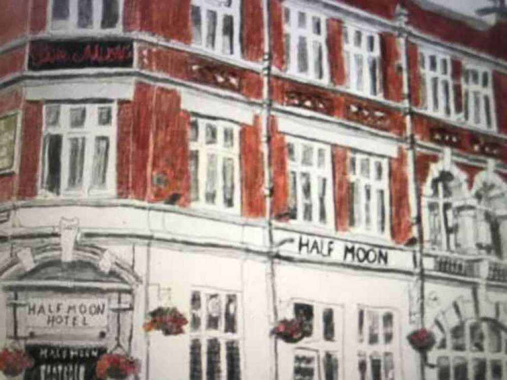 Half Moon Putney drawing by Stella Tooth