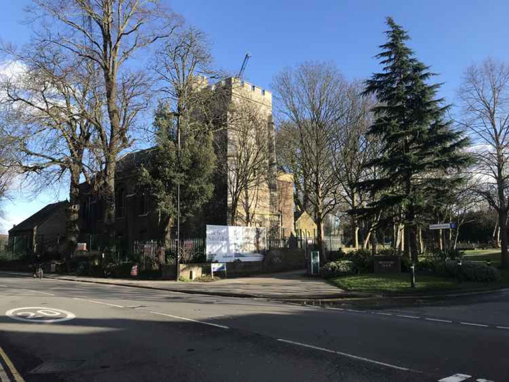 Excavation took place near St Lawrence's Church in the late 1960s