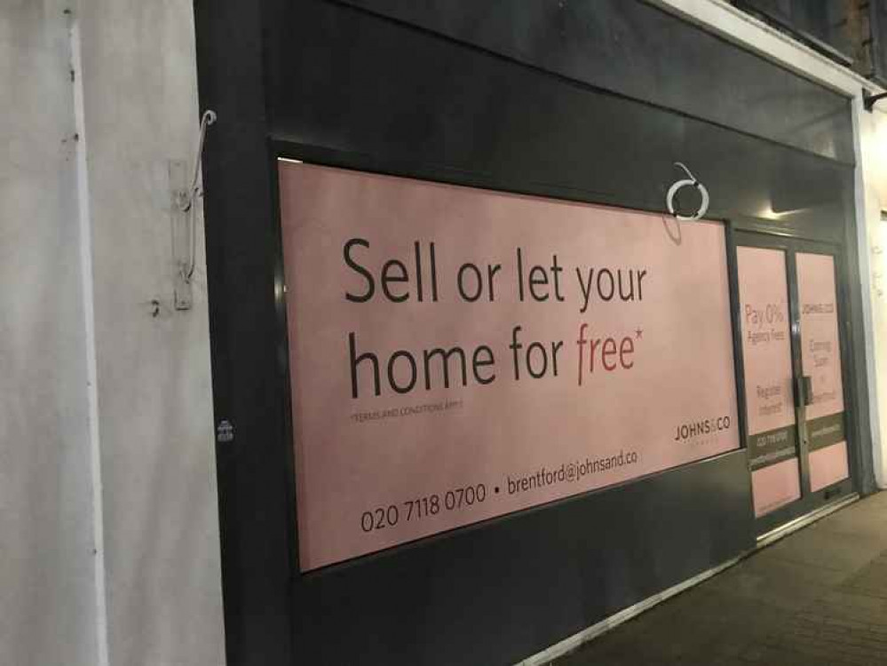 The estate agent is now one of many on Brentford High Street