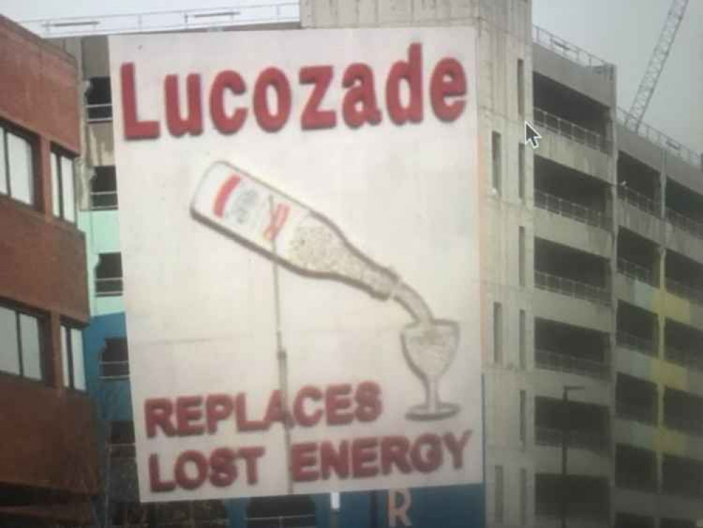 How the Lucozade sign might look