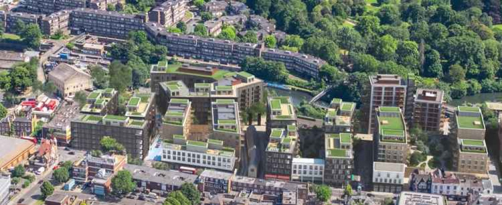 The high street from the sky