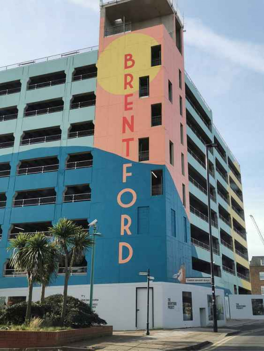 The new Ballymore car park in Brentford as it is now