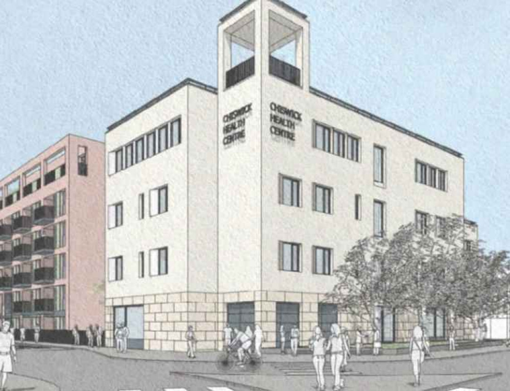 A visualisation of how the new medical centre could look