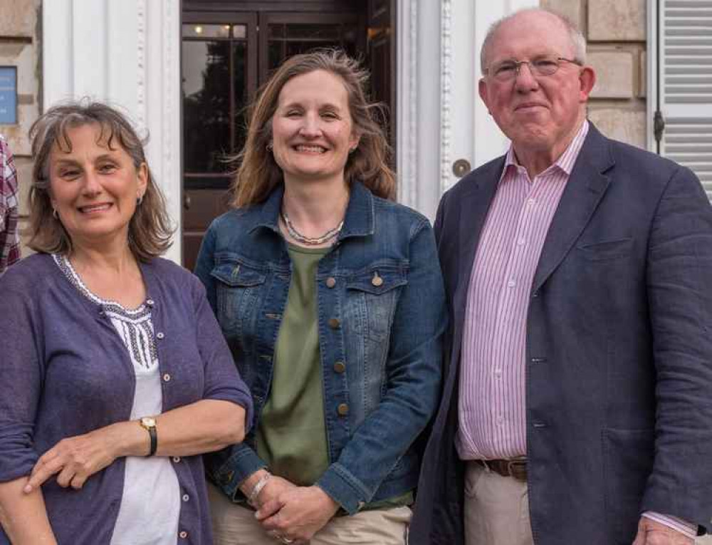 Green London Assembly candidate Andree Frieze (middle) with fellow Richmond Councillors Monica Saunders and Richard Bennett Green London Assembly candidate Andree Frieze (middle) with fellow Richmond Councillors Monica Saunders and Richard Bennett