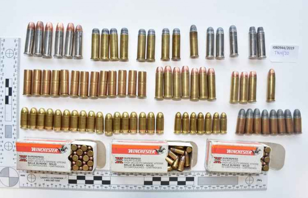 The ammunition found by police The ammunition found by police