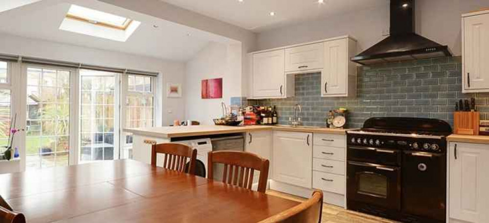 It boasts a modern fully fitted kitchen