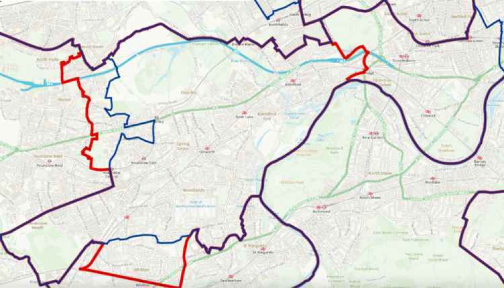 If the proposed changes go ahead, parts of Whitton would fall under Brentford and Isleworth and have Ruth Cadbury as MP instead