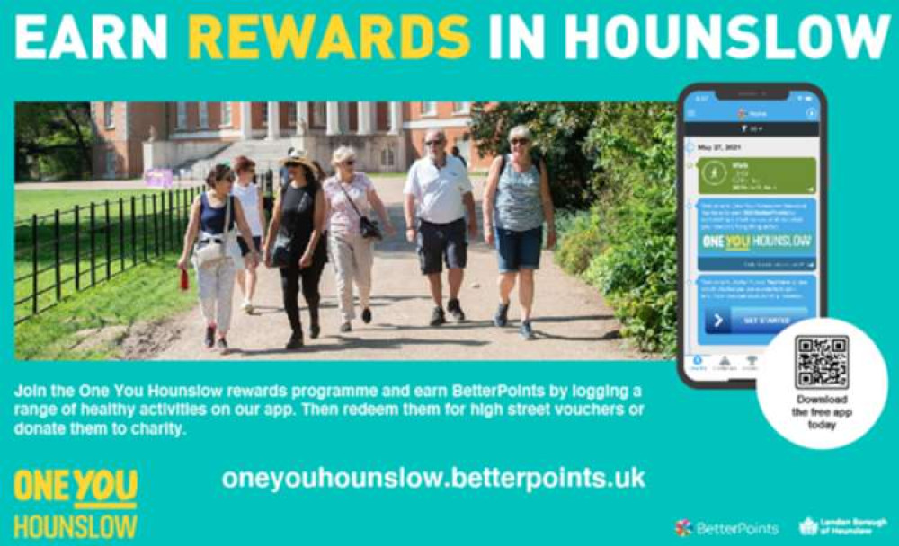 By staying active, residents will earn points which can then be spent at local businesses and Council owned leisure centres. Image Credit: Hounslow Council