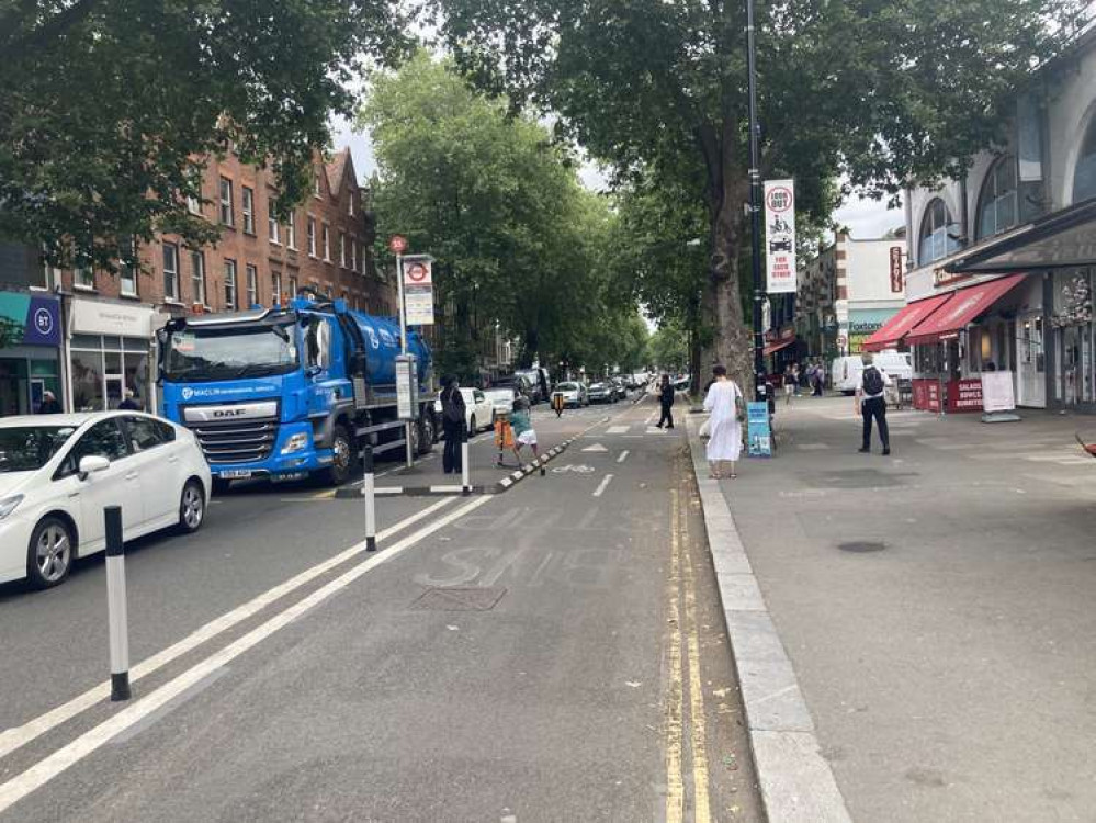 Chiswick cycle lane. Image Credit: Josh Mellor