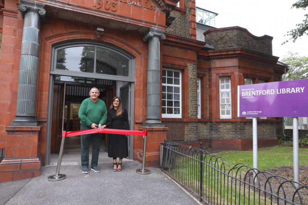 Councillor Steve Curran attended the re-opening. Credit: Hounslow Council.