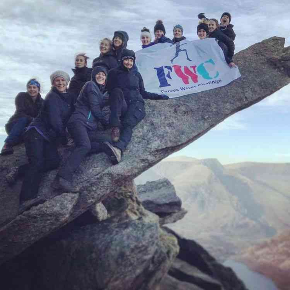 211 wives and partners join 'virtual' mountain climb for charity