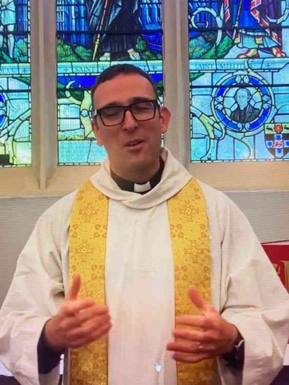 Rev Joe Moffatt back in Teddington church to conduct 'virtual' service